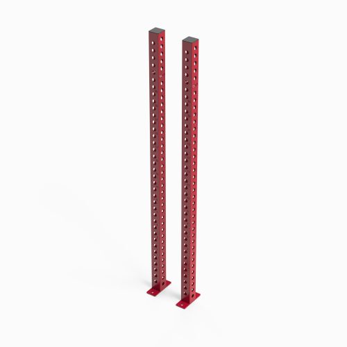 Omni Dual-Sided Rack Uprights 80" Red Pair