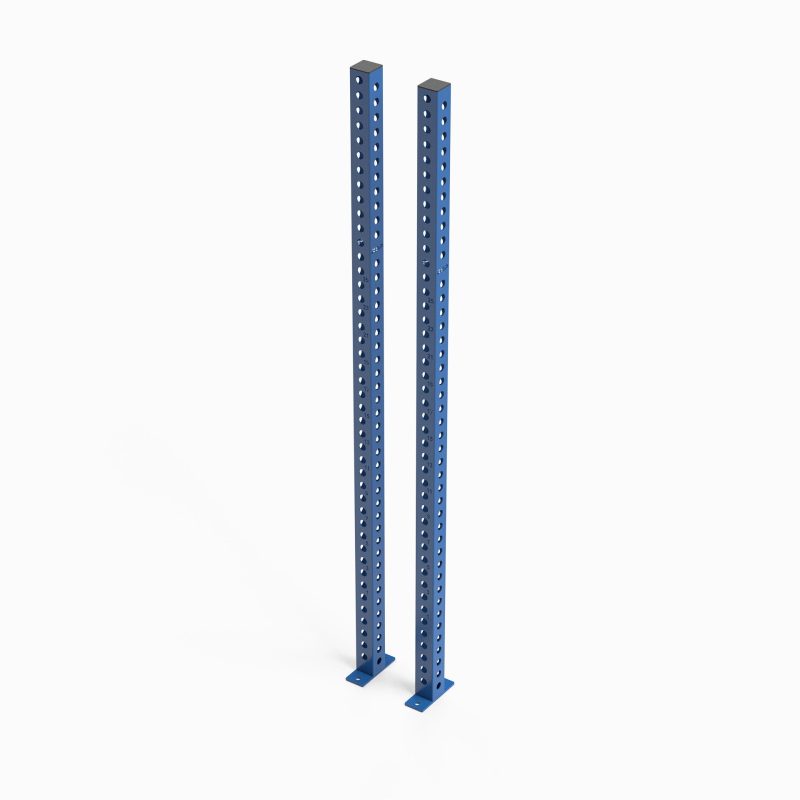 Omni Dual-Sided Rack Uprights 93" Blue Pair