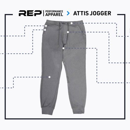 Attis Jogger Laydown Features