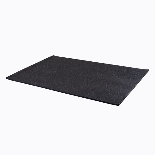 Black 4'x6' Floor Mat with white speckles