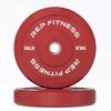 Red 55lb Color Bumper Plate Pair