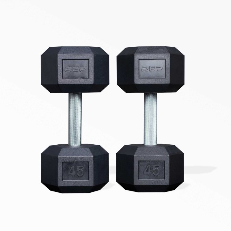 45lb Hex Dumbbell Pair